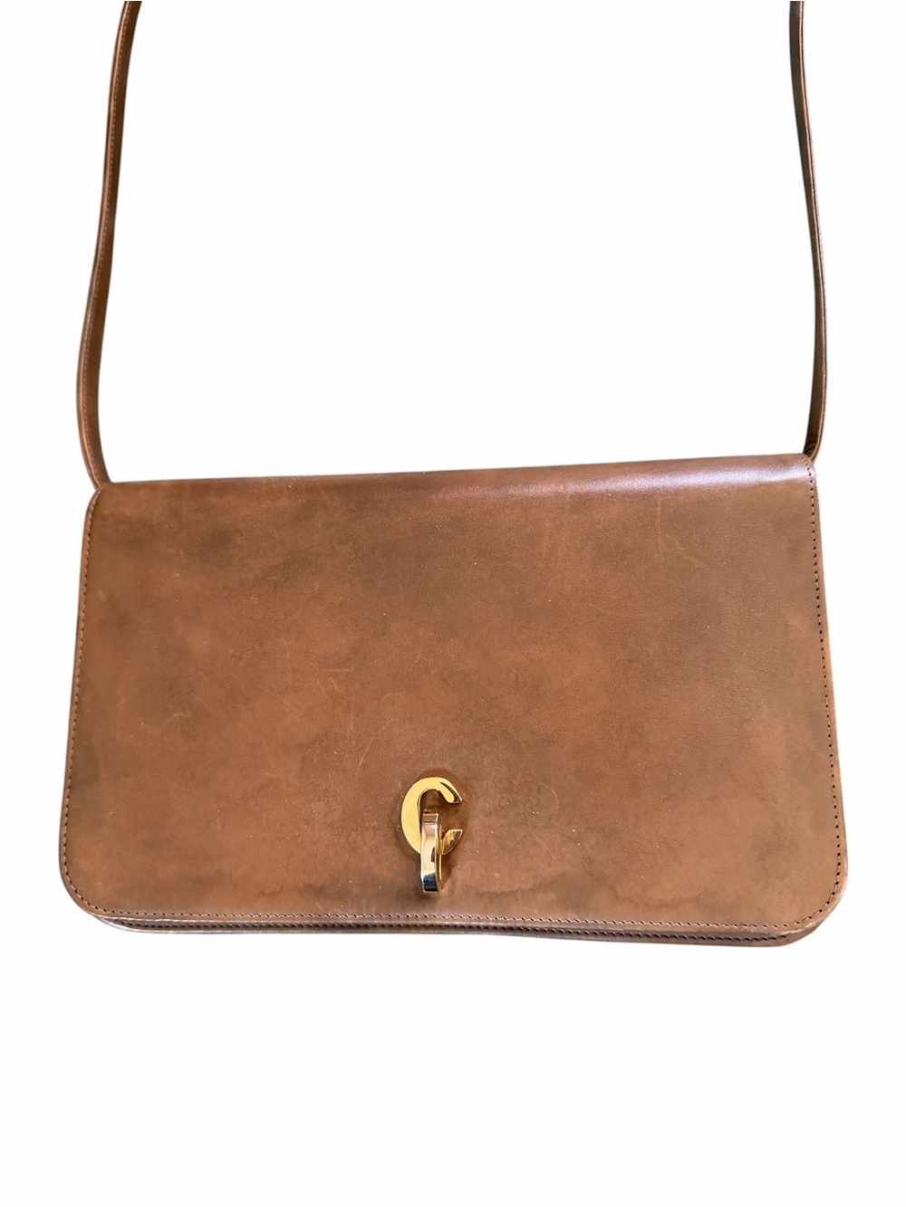 Rare Vintage 1970’s Dior Leather Shoulder Bag - Picture 2 of 15